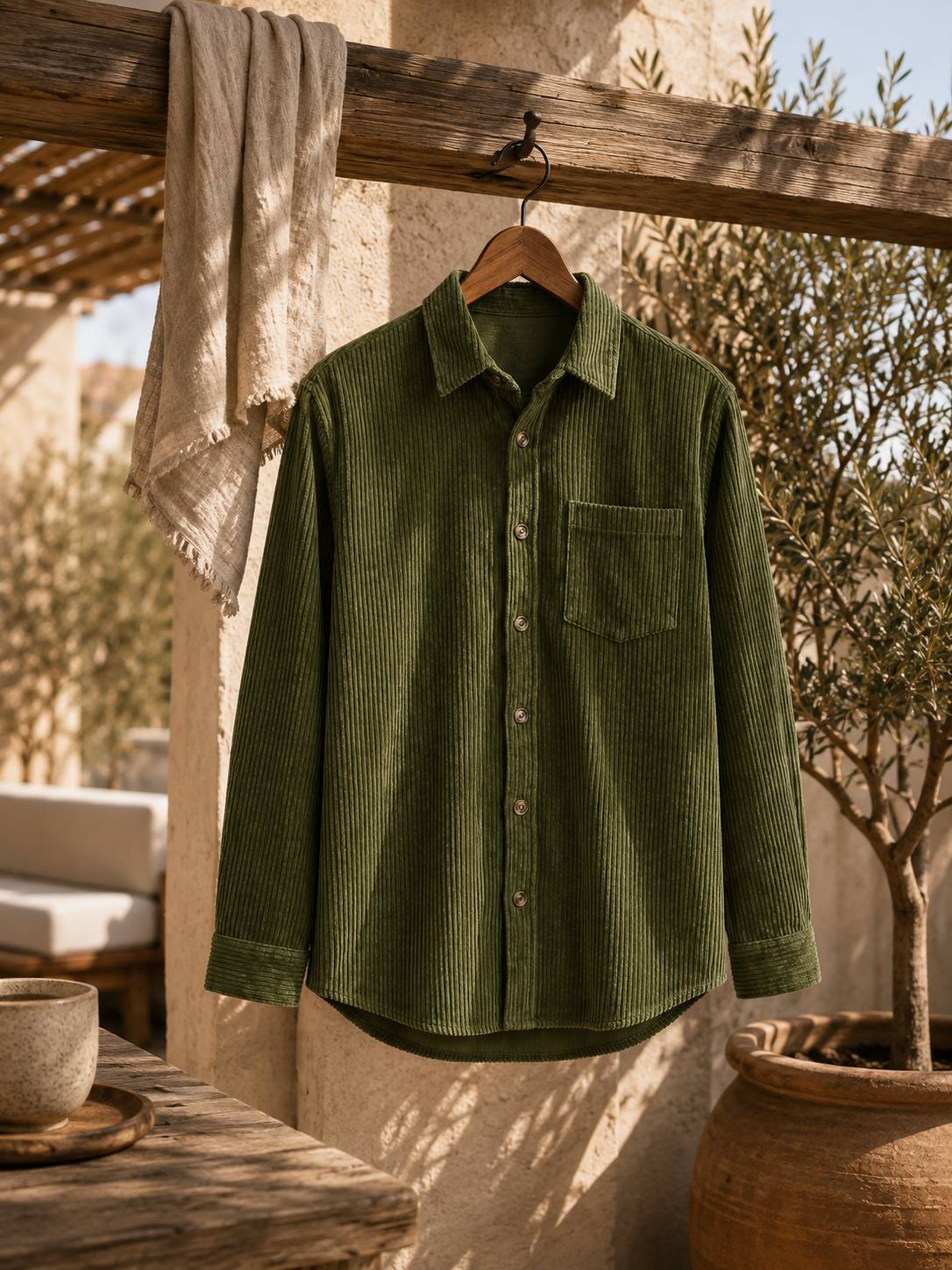 Calder Textured Overshirt