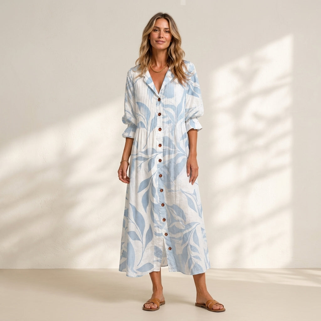 Light Blue and White