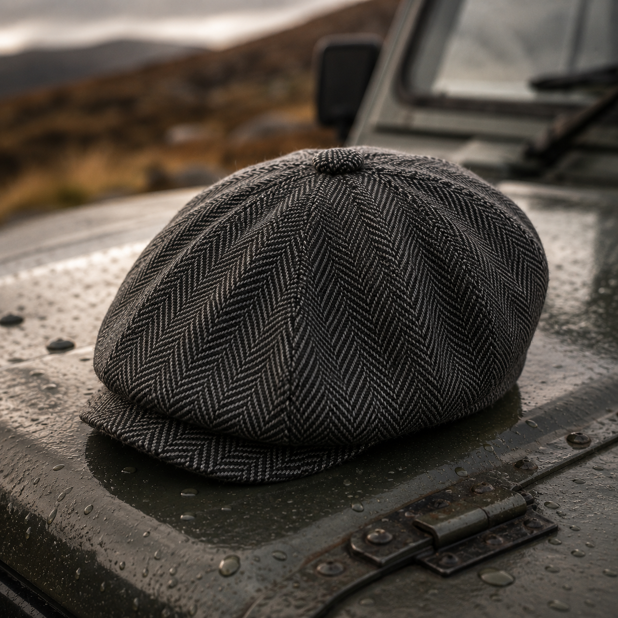 The Donegal Herringbone Cap