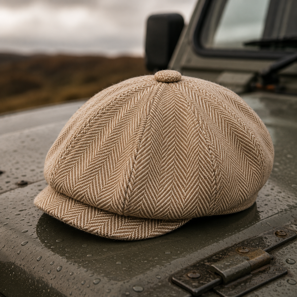The Donegal Herringbone Cap