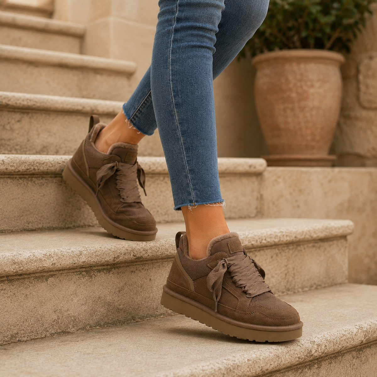 Alpenglow Fleece-Lined Sneakers