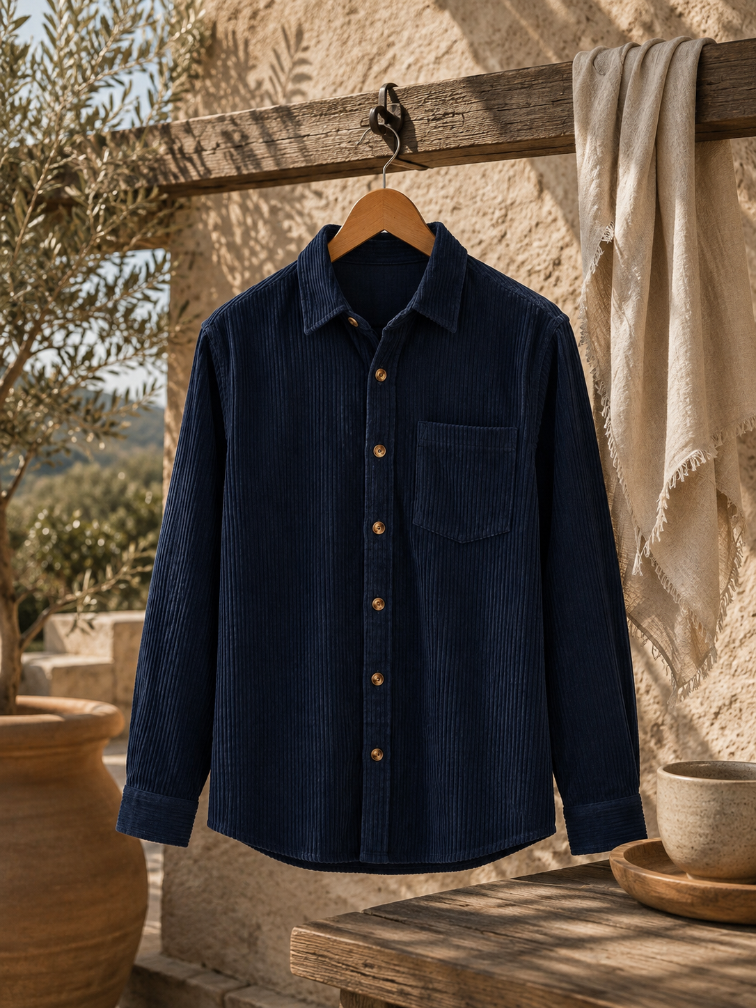 Calder Textured Overshirt