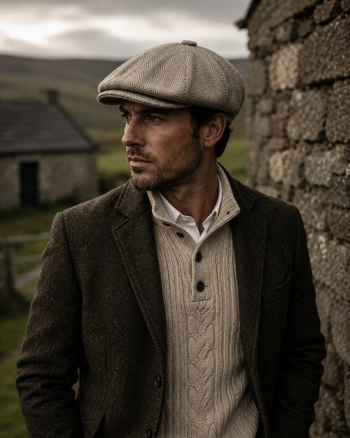 The Donegal Herringbone Cap